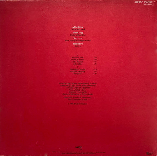 King Crimson – Discipline