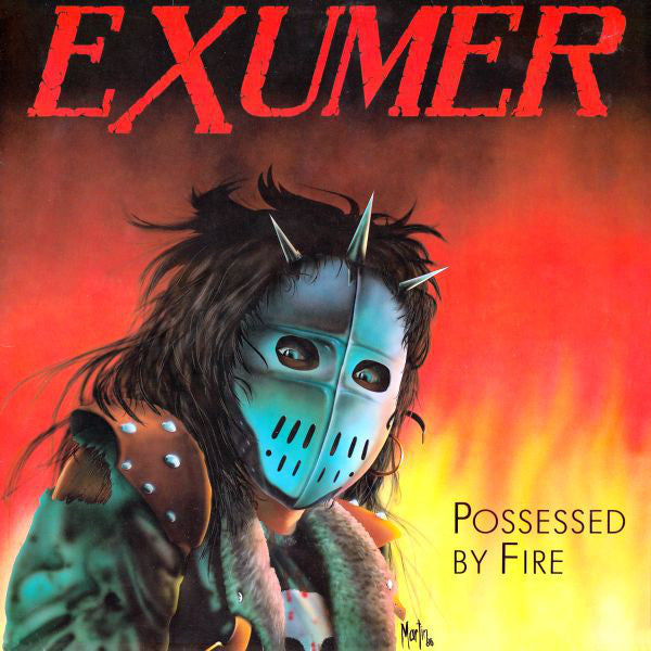 Exumer – Possessed By Fire, White Labels, 1st Press