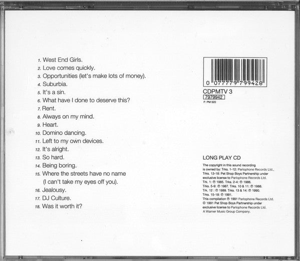Pet Shop Boys – Discography (The Complete Singles Collection)