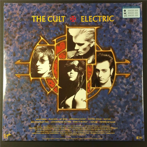 The Cult ‎– Electric    , Gatefold