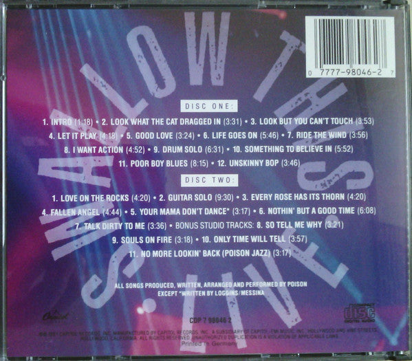 Poison  – Swallow This Live  ,  2 CD