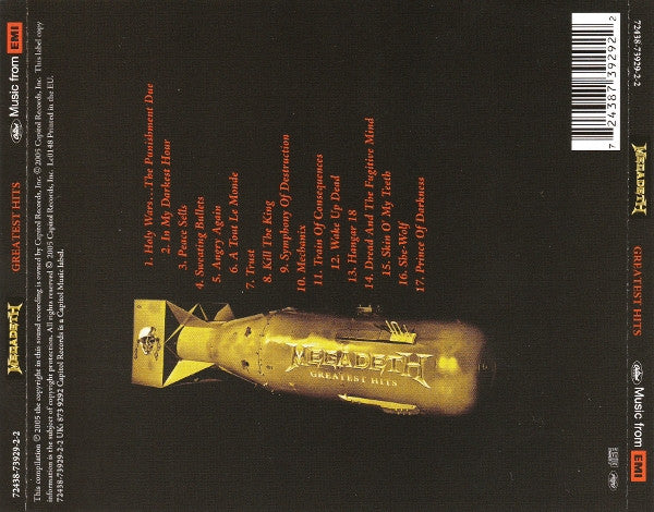 Megadeth – Greatest Hits: Back To The Start